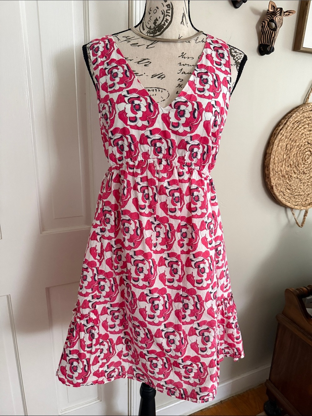 THAKOON x RTR Pink Pop Art Shift Dress By